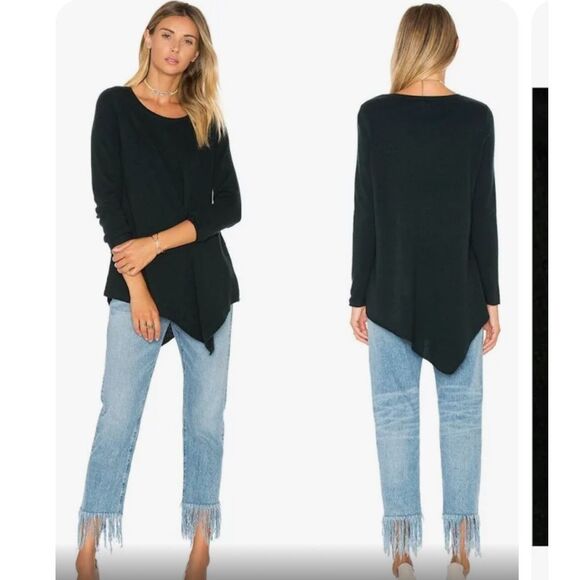 Joie Sweaters - JOIE Tambrel Asymmetrical wool and cashmere Sweater size XS ,in forest green